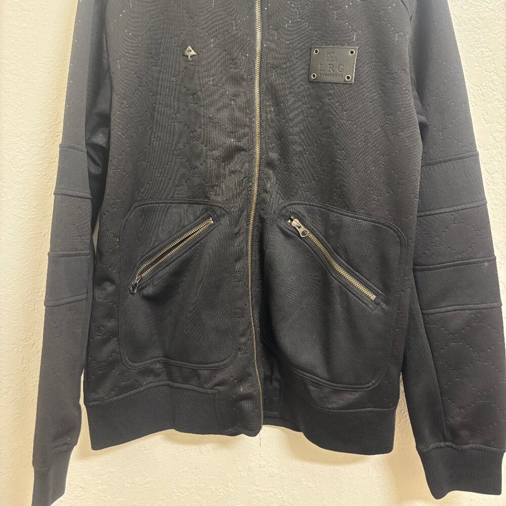 LRG Lifted Research Group jacket Black Small vintage RARE - Picture 2 of 6